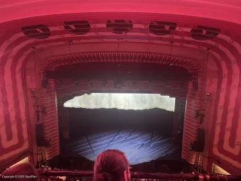 New Theatre Oxford Balcony B23 view from seat photo