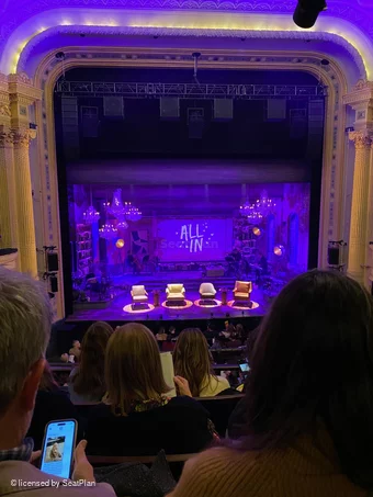 Hudson Theatre Dress Circle D106 view from seat photo