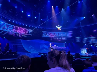 Wembley Park Theatre First Class Carriage 2 DD16 view from seat photo