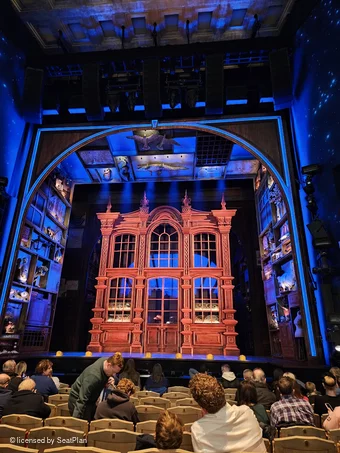 Savoy Theatre Stalls J12 view from seat photo