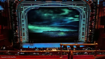 Broadway Theatre Front Mezzanine C102 view from seat photo