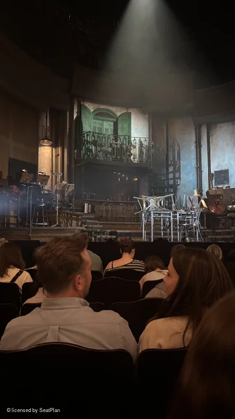 Lyric Theatre Stalls G17 view from seat photo