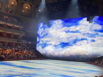 Royal Albert Hall Stalls L 688 view from seat photo