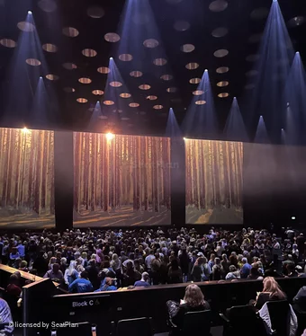 ABBA Arena Block H C3 view from seat photo