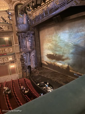 Sondheim Theatre Schonberg Loge1 view from seat photo