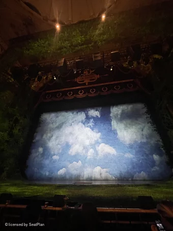 London Coliseum Stalls C17 view from seat photo