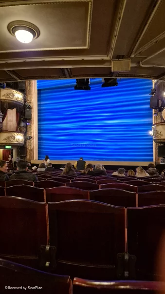 Novello Theatre Stalls R3 view from seat photo