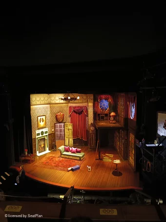 Duchess Theatre Dress Circle B3 view from seat photo