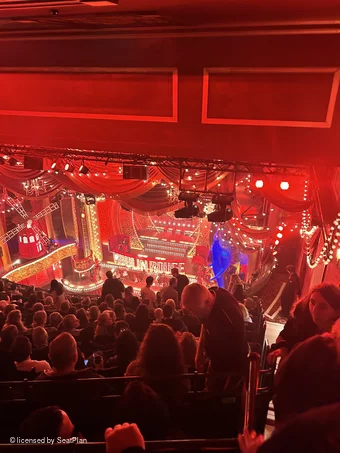 Piccadilly Theatre Grand Circle J6 view from seat photo