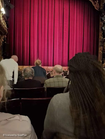 Apollo Theatre Stalls L21 view from seat photo