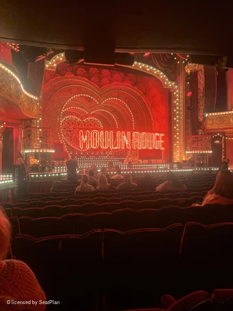 Piccadilly Theatre Stalls N27 view from seat photo