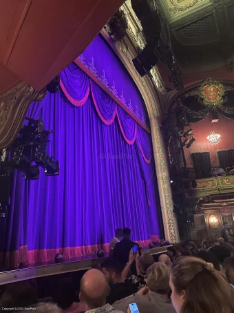 Lyceum Theatre Orchestra F15 view from seat photo