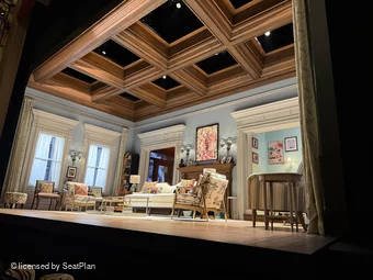 Samuel J. Friedman Theatre Orchestra A120 view from seat photo