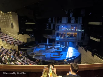 National Theatre - Olivier Circle C8 view from seat photo