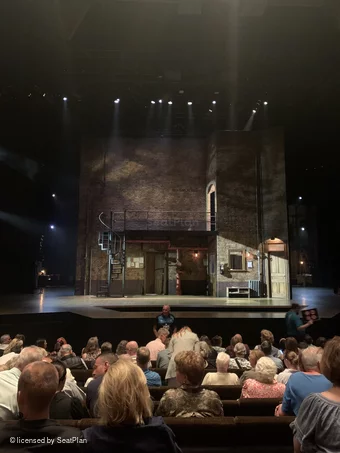 Barbican Theatre Stalls J23 view from seat photo