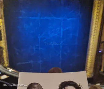 Theatre Royal Haymarket Royal Circle E23 view from seat photo