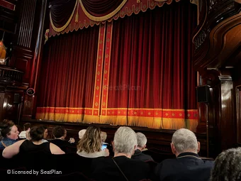 St Martin's Theatre Stalls F22 view from seat photo