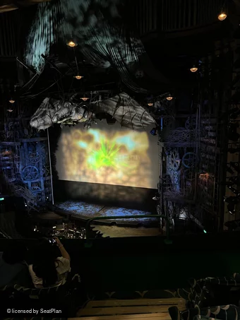 Apollo Victoria Theatre Dress Circle D9 view from seat photo