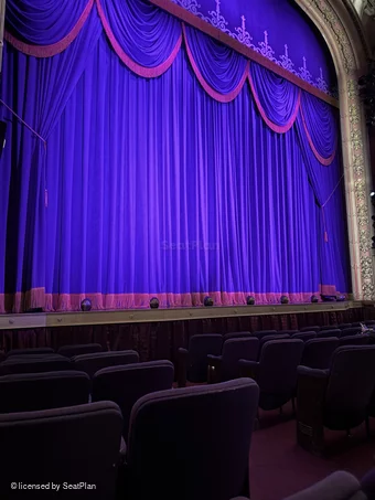 Lyceum Theatre Orchestra G5 view from seat photo