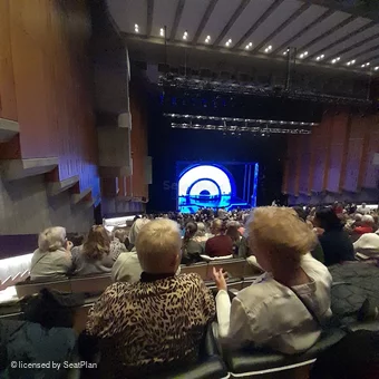 Queen Elizabeth Hall Rear Stalls PP38 view from seat photo