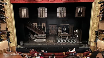 Barrymore Theatre Front Mezzanine C107 view from seat photo