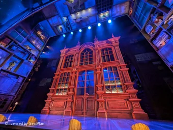 Savoy Theatre Stalls BB5 view from seat photo