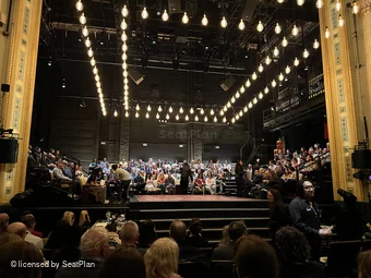 Hudson Theatre Orchestra J109 view from seat photo