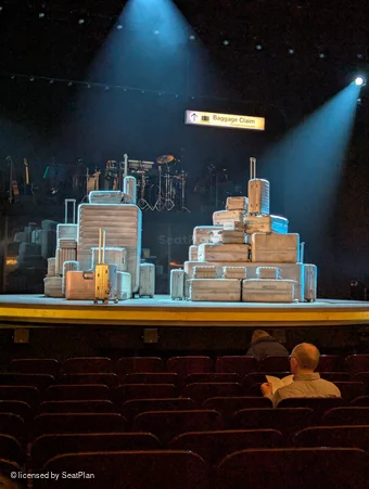 Longacre Theatre Orchestra K117 view from seat photo