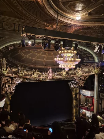 His Majesty's Theatre Grand Circle H30 view from seat photo