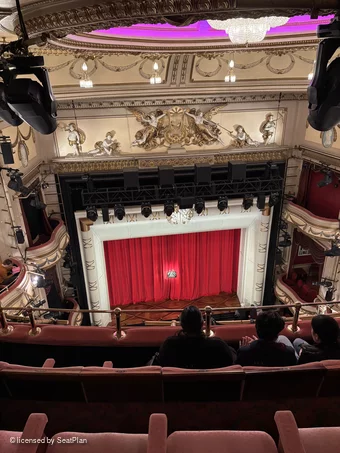 Noel Coward Theatre Balcony C19 view from seat photo