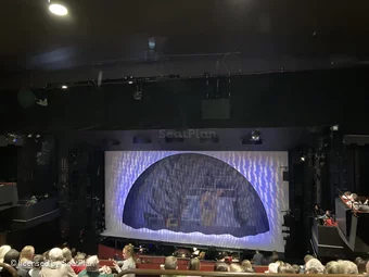Peacock Theatre Dress Circle G7 view from seat photo