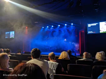 Leicester Square Theatre Stalls F5 view from seat photo