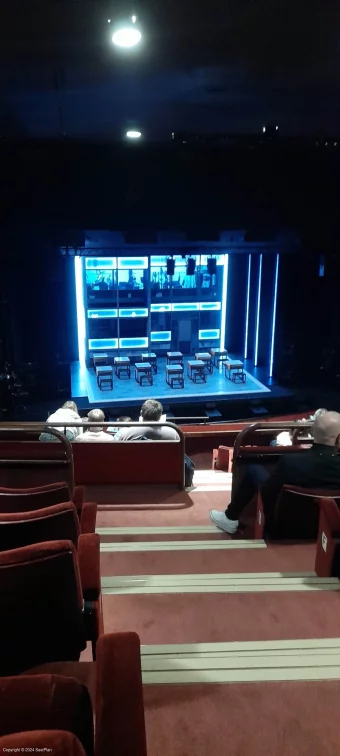 Peacock Theatre Dress Circle J19 view from seat photo