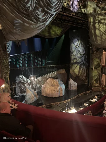His Majesty's Theatre Royal Circle C36 view from seat photo