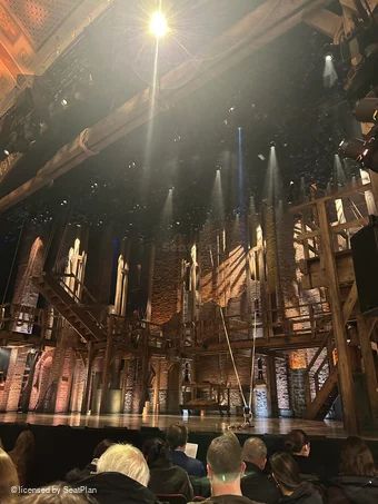 Richard Rodgers Theatre Orchestra E14 view from seat photo