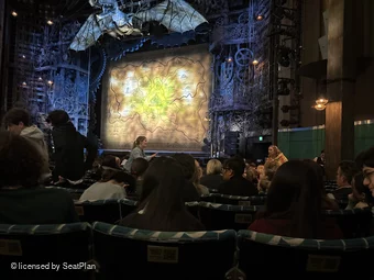 Apollo Victoria Theatre Stalls Q6 view from seat photo