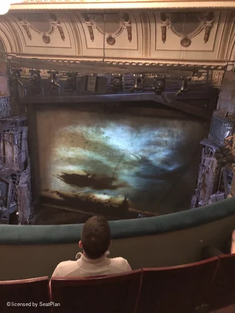 Sondheim Theatre Grand Circle C7 view from seat photo
