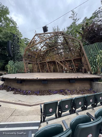 Regent's Park Open Air Theatre Lower Left C8 view from seat photo