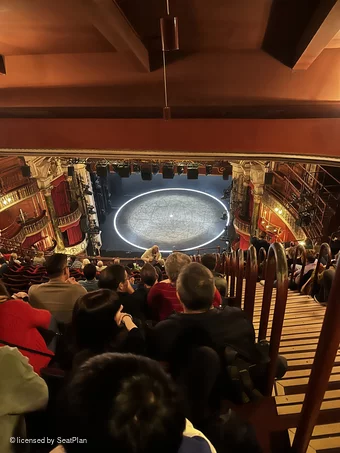 New Wimbledon Theatre Upper Circle O6 view from seat photo