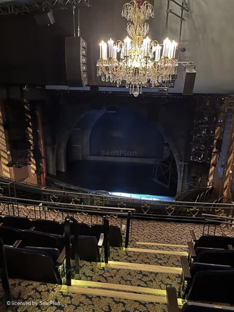 Lunt-Fontanne Theatre Rear Mezzanine F2 view from seat photo