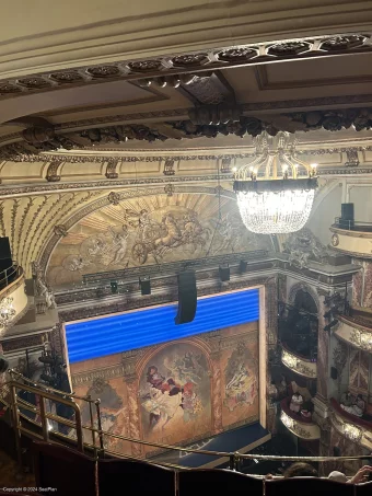 Novello Theatre Balcony D24 view from seat photo