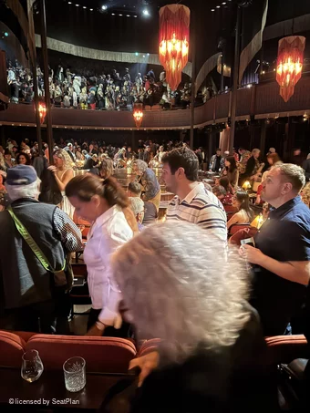 August Wilson Theatre Orchestra F121 view from seat photo