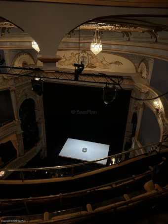 Harold Pinter Theatre Balcony D4 view from seat photo