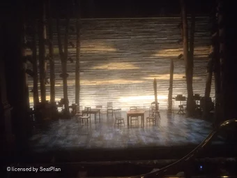 Phoenix Theatre Dress Circle B15 view from seat photo