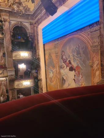 Novello Theatre Dress Circle AA3 view from seat photo
