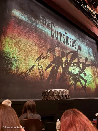 Bernard B. Jacobs Theatre Orchestra D3 view from seat photo