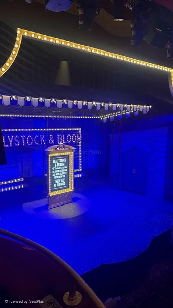 Garrick Theatre Dress Circle BoxD1 view from seat photo