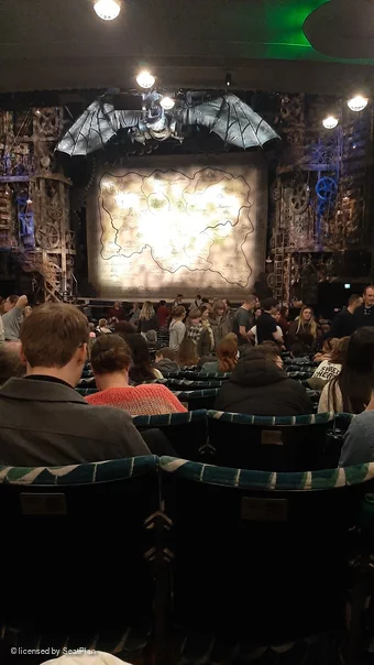 Apollo Victoria Theatre Stalls ZA15 view from seat photo