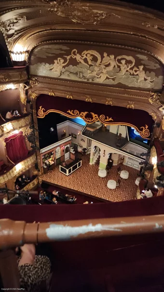 Apollo Theatre Balcony B11 view from seat photo