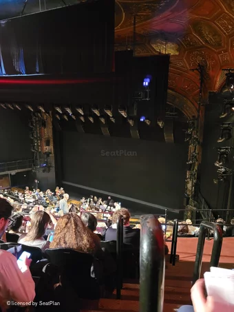 Studio 54 Theatre Mezzanine KK2 view from seat photo